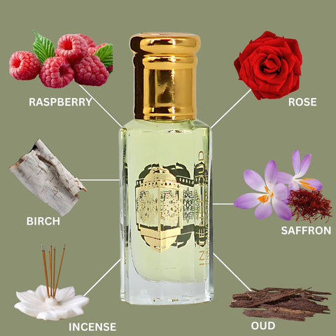 Amber Oud Nomade Perfume Oil 12ML (0.40 OZ) With Black Gift Box By Intense Oud | Fruity, Floral, Woody, Smoky Scent. - Intense Oud