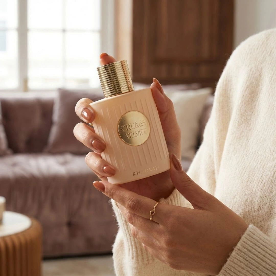 Cream Velvet Eau de Parfum Spray 100ml (3.4 oz) by Khadlaj - Intense Oud