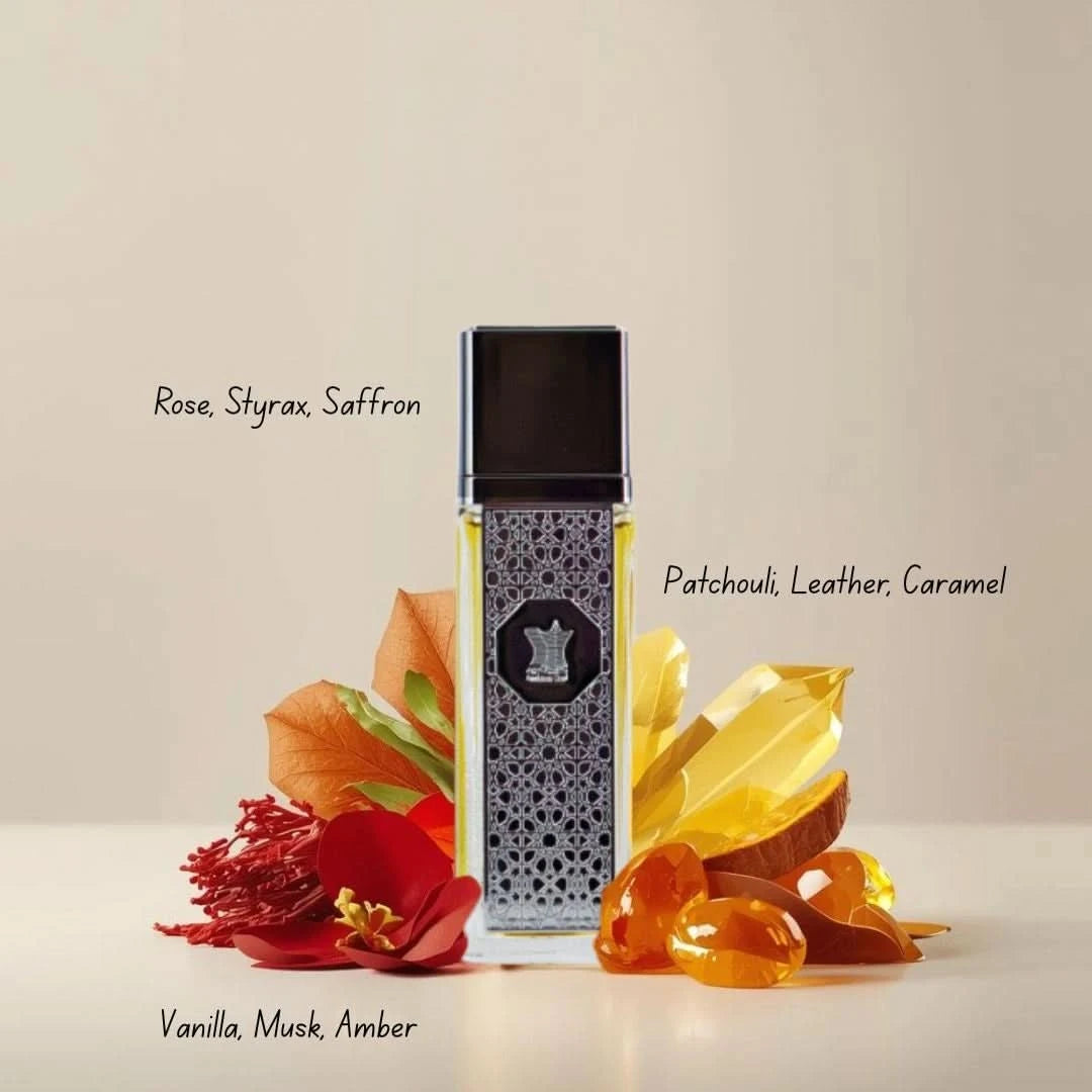 Arabian Oud Al Seyada Collection 6-piece gift set with elegant bottles and packaging, showcasing luxury fragrance products.