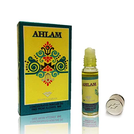 AHLAM, Roll On Perfume Oil 6 mL (.2 oz) | Oriental Fragrance for Men and Women by swiss arabian - Intense oud