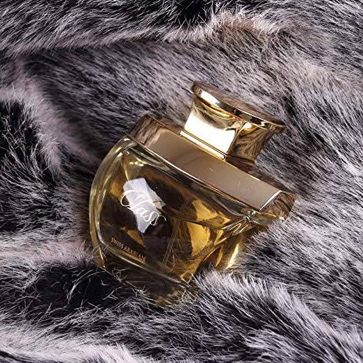 Swiss Arabian Women's EDP Eau De Parfum 100ml bottle with elegant design and floral accents.