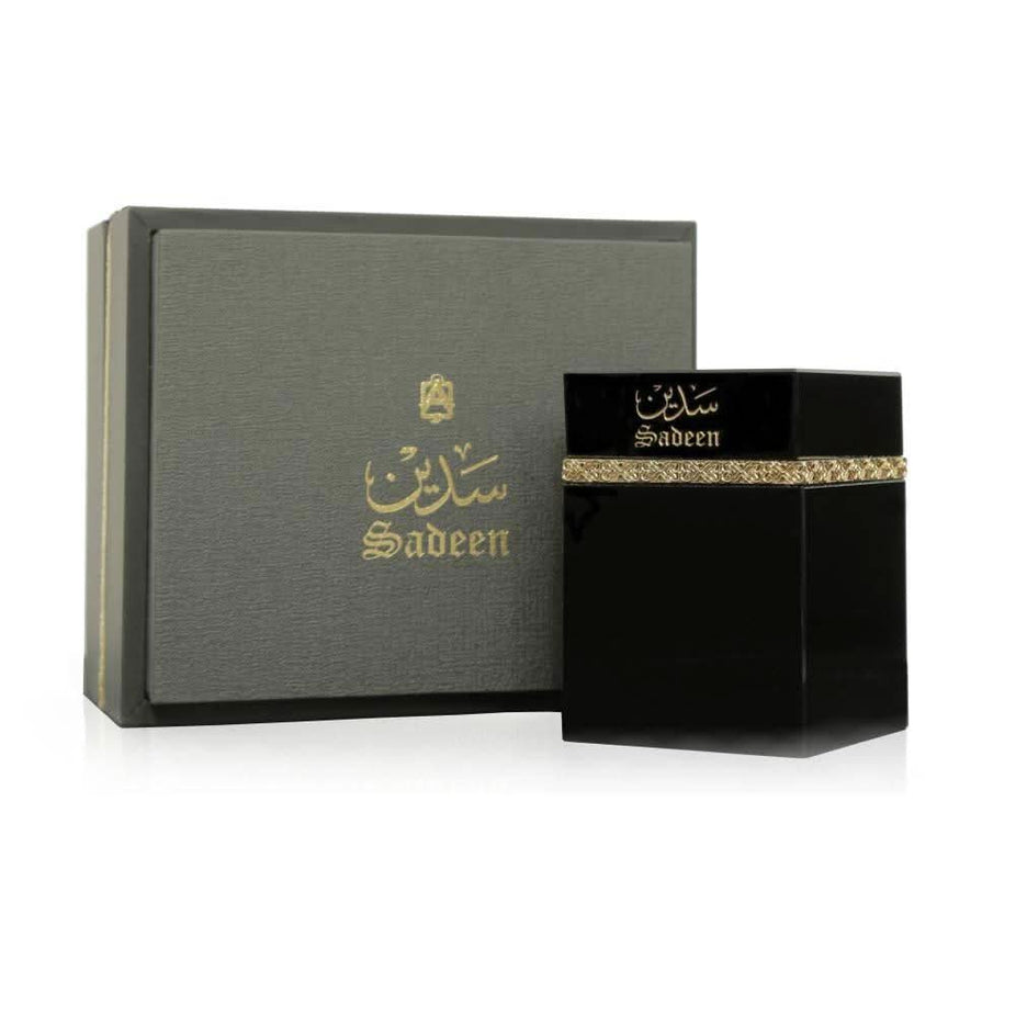 Sadeen Perfume Oil by Abdul Samad Al Qurashi in a 12ml bottle, concentrated perfume oil with elegant packaging.