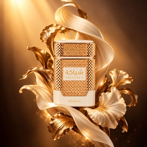 Khadlaj Shiyaaka White Eau de Parfum Spray 100ml bottle in white packaging