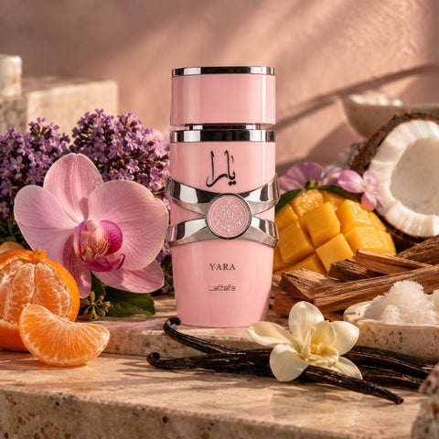 Yara by Lattafa & Pink Blush & Rafeef by Ard Al Zaafaran Eau de Parfum Sprays 100ml (3.4 oz) (Bundle)