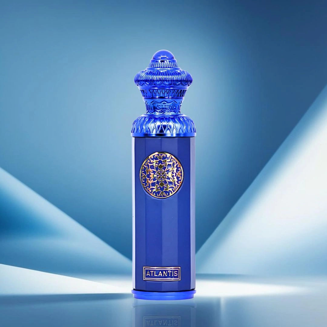 Atlantis Eau de Parfum Spray 140ml (4.7 oz) by Surrati | Crisp Citrus, Salty Waves & Smooth Woods Beneath - Intense Oud