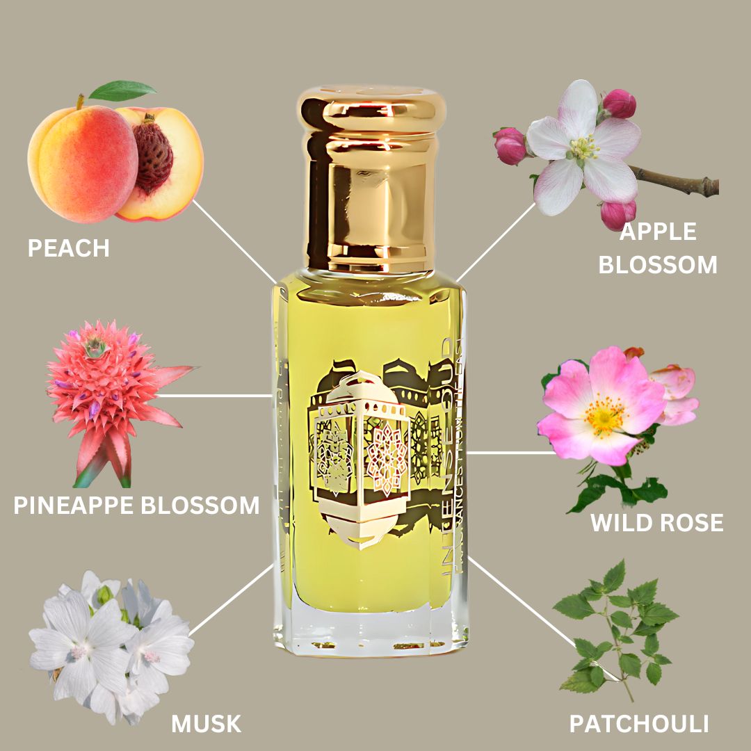 Madawi Perfume Oil 12ML (0.40 OZ) With Black Gift Box By Intense Oud | A Fruity Floral Fusion With A Warm Finish. - Intense Oud