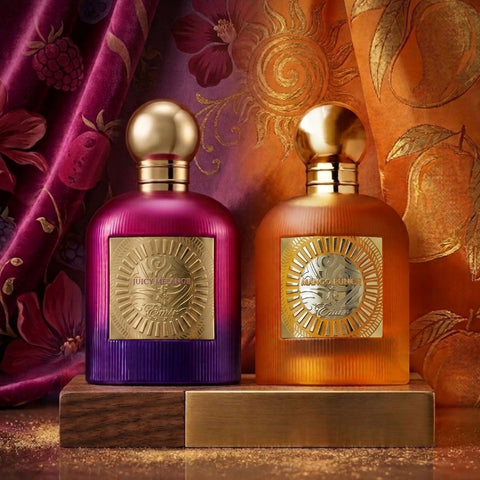 Juicy Melange & Mango Punch Eau de Parfum Sprays 100ml (3.4 oz) by Paris Corner (Bundle)