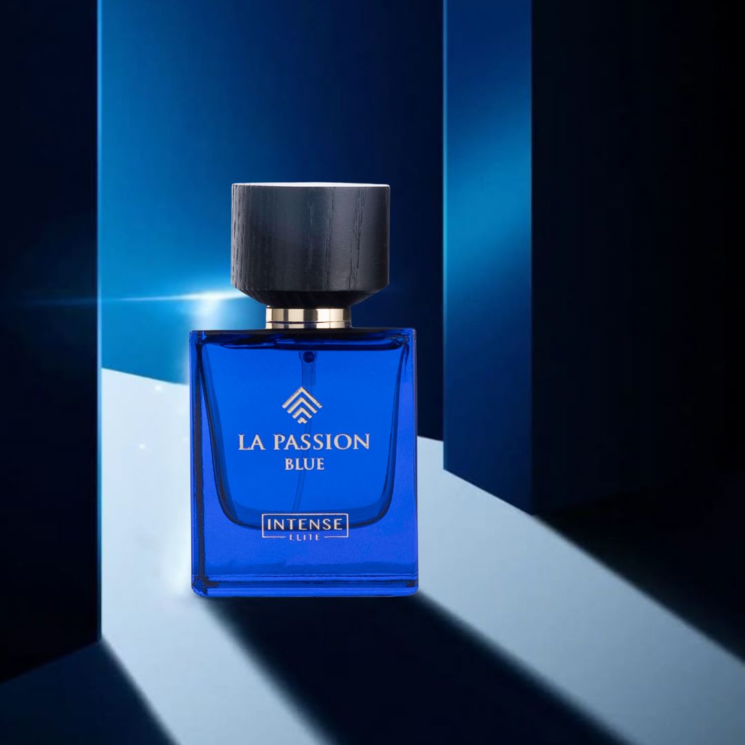 LA Passion Blue for Men EDP - Eau De Parfum 100 ML (3.4 Oz) I By Intense Elite - Intense Oud