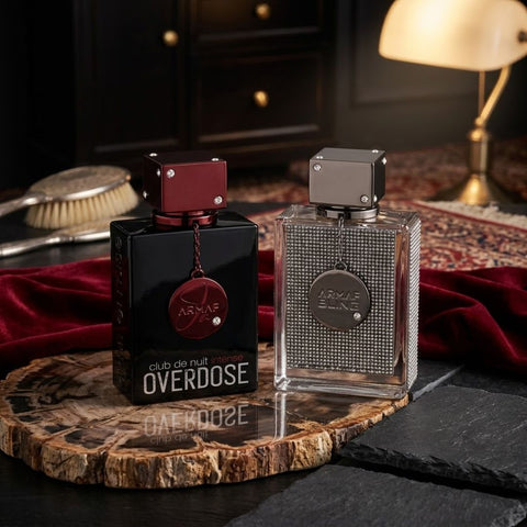 Club de Nuit Overdose & Bling Eau de Parfum Sprays 105ml (3.6 oz) by Armaf (Bundle)