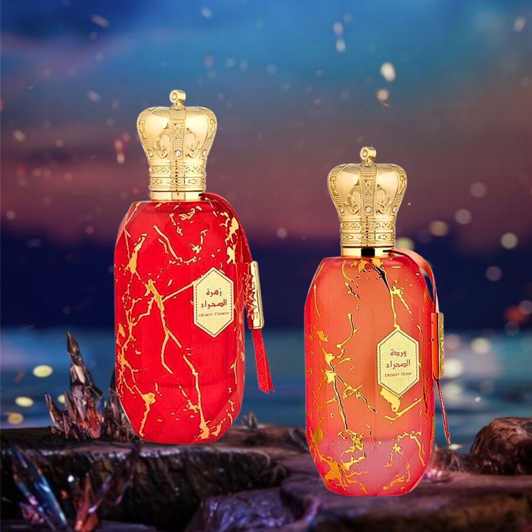 Armaf Eter Desert Rose & Desert Flower EDP Spray 100ML (3.4 OZ) By Armaf | Indulge in the Floral Elegance of These Enchanting Aroma. (MYSTIC BUNDLE) - Intense Oud