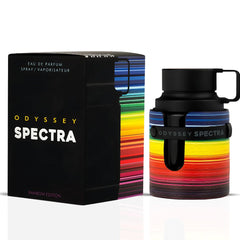 Odyssey Spectra Rainbow Edition Eau de Parfum Spray 100ML (3.4 OZ) by Armaf | Spiced Fruit, Floral Finesse & A Smoky-Sweet Embrace. - Intense Oud