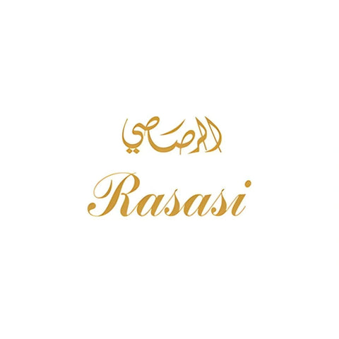 Rasasi Hawas Ice and Atlantis Eau de Parfum sprays, 100ml bundle, bottles with elegant caps and vibrant labels.