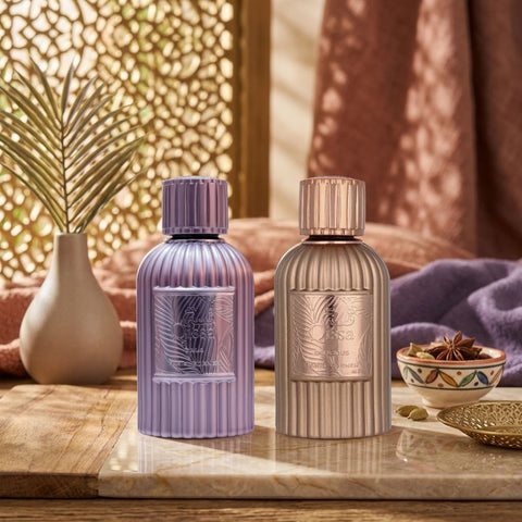 Qissa Gala & Qissa Delicious Eau de Parfum Sprays 100ml (3.4 oz) by Paris Corner (Bundle)