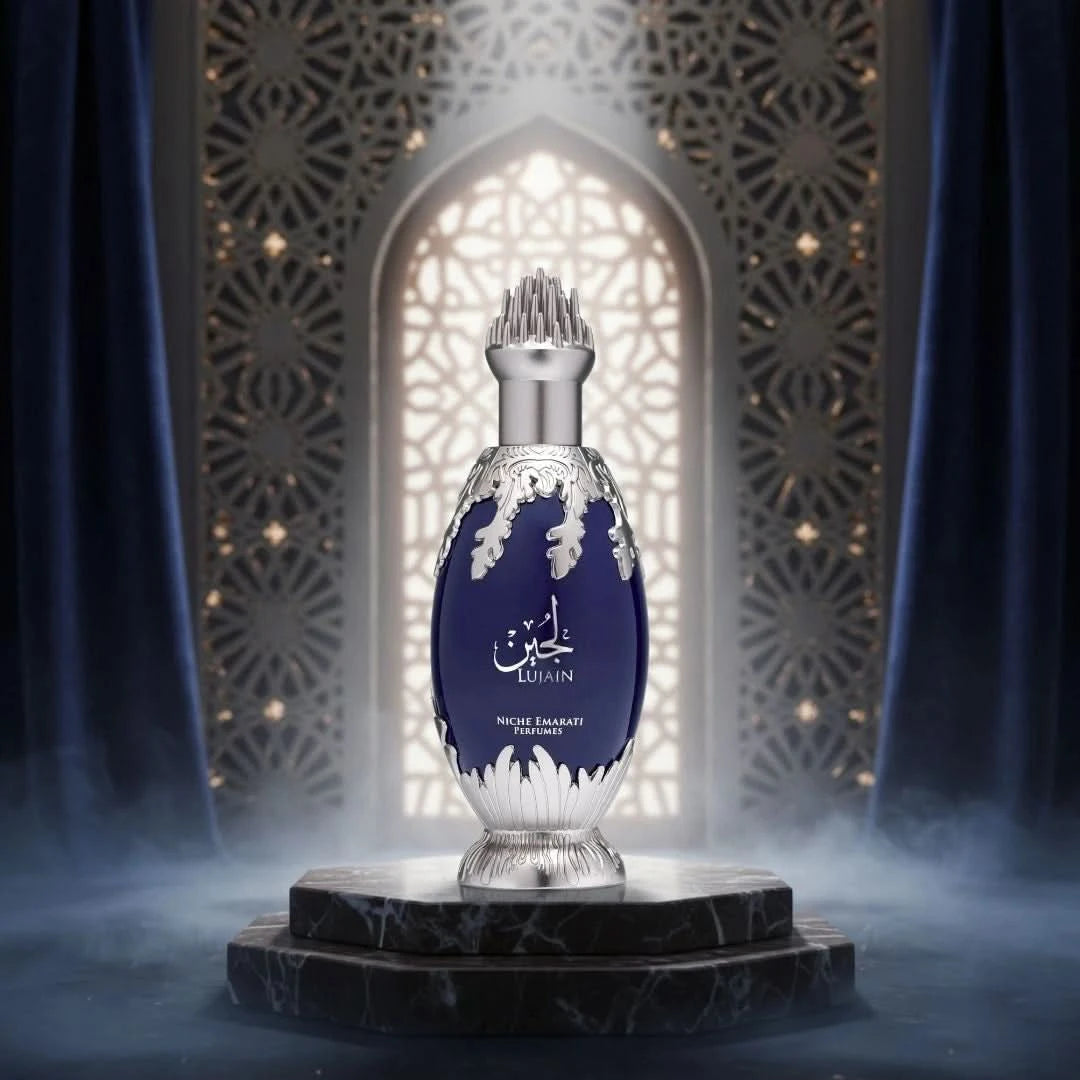 Niche Emarati Lujain Eau de Parfum Spray 100ml (3.4 oz) by Lattafa - Intense Oud