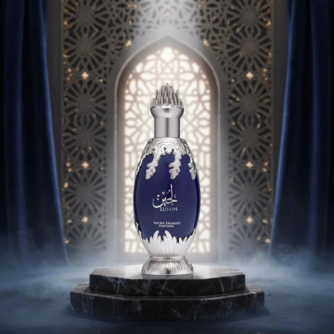 Niche Emarati Lujain Eau de Parfum Spray 100ml (3.4 oz) by Lattafa - Intense Oud