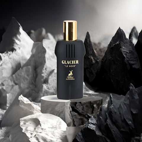Glacier Le Noir Eau De Parfum Spray 100ML (3.4 OZ) By Maison Alhambra | Redefine Masculinity With These Modern Scent. - Intense Oud