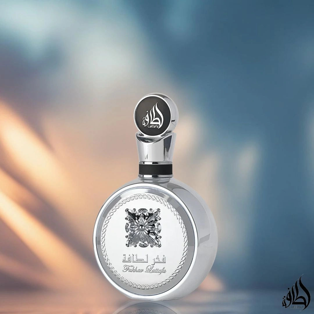 Fakhar Platin Eau de Parfum Spray 100ml (3.4 oz) by Lattafa | A Scent That Never Plays It Safe - Intense Oud
