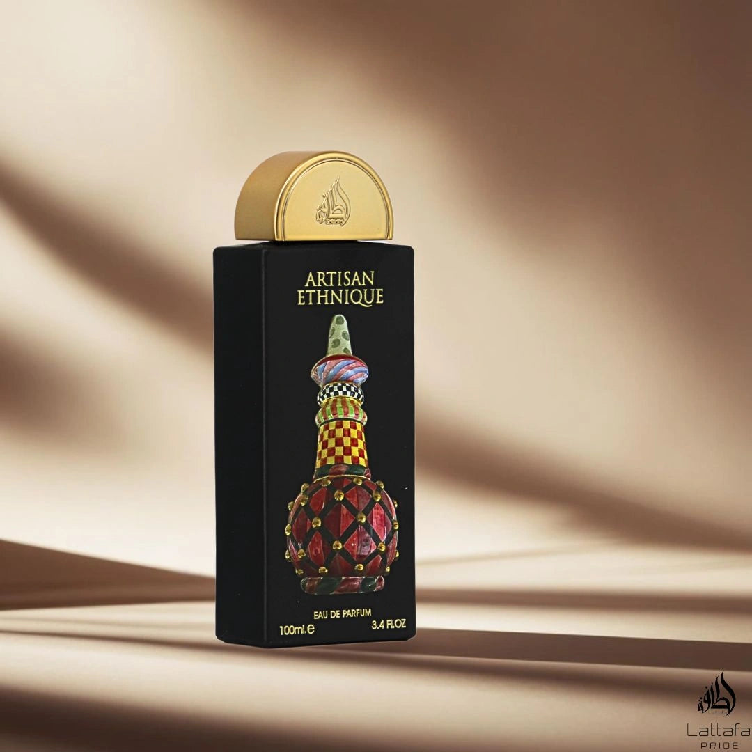 Artisan Ethnique Eau de Parfum Spray 100ml (3.4 oz) by Lattafa Pride | Gourmand Indulgence With A Dark, Resinous Twist