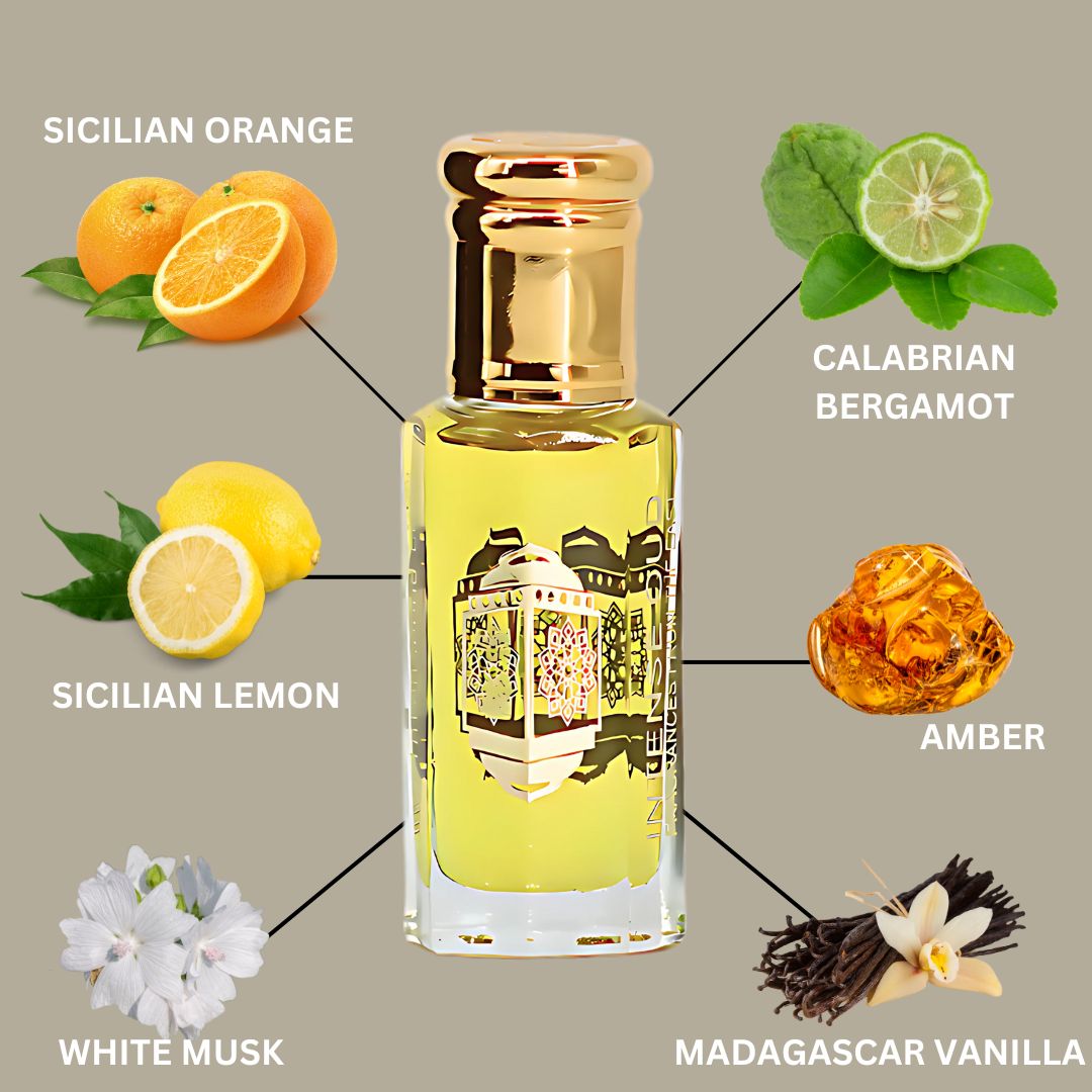 Erba Perfume Oil 12ML (0.40 OZ) With Black Gift Box By Intense Oud | Zesty Citrus With Vanilla & Musk Finish. - Intense Oud