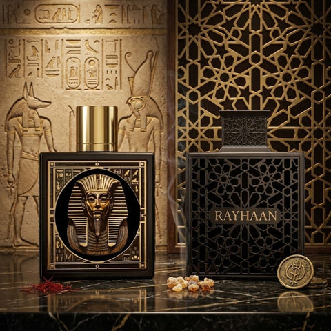 Rayhaan Pharaoh & Obsidian Eau de Parfum Sprays 100ml (3.4 oz) by Rayhaan (Bundle)