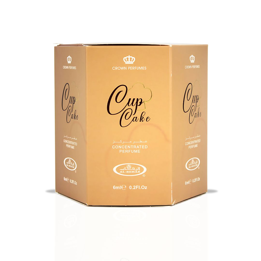 Cupcake Perfume Oil CPO 6ML (0.2 OZ) By Al Rehab | Citrus, Creamy Vanilla & Amber For A Cozy, Sweet Finish. (Pack Of 6) - Intense Oud