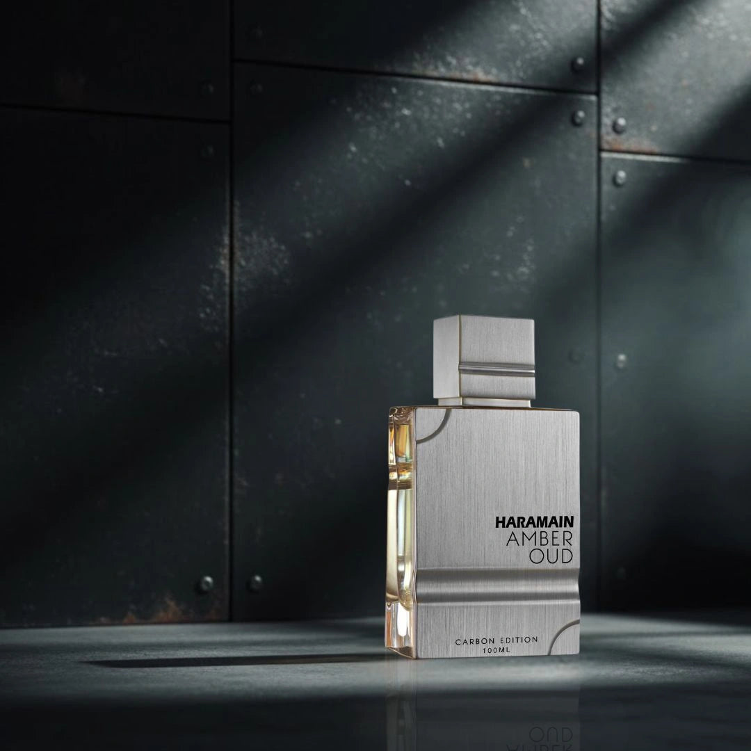 Amber Oud Carbon Edition Eau de Parfum Spray 100ml (3.4 oz) by Al Haramain - Intense Oud