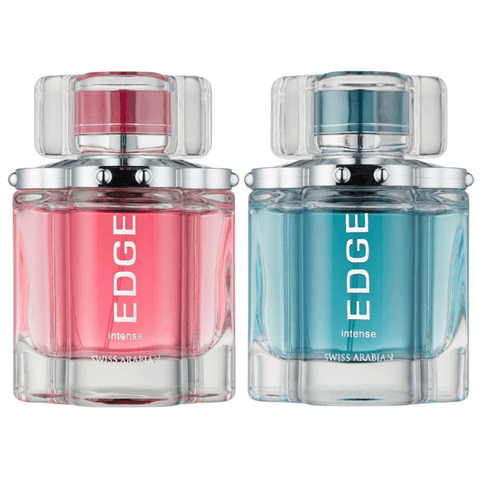 Edge Intense (Couple Set) Men & Women - 100 ML (3.4 oz) by Swiss Arabian - Intense oud