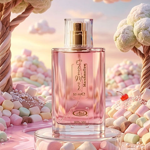 AUCTION Choco Musk Marshmallow Eau De Parfum Spray 50ML (1.65 OZ) by Al Rehab (Velvet Pouch)