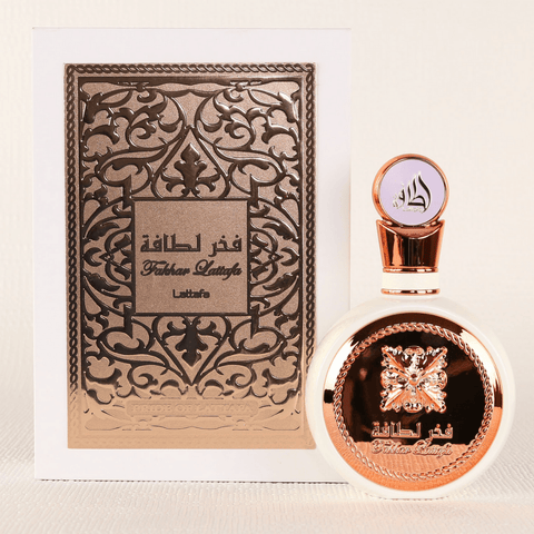 Intense Elite Fakhar Women & Fanaa Glance Eau De Parfum bottles from the Spring Collection, 100ml, featuring elegant perfume packaging.