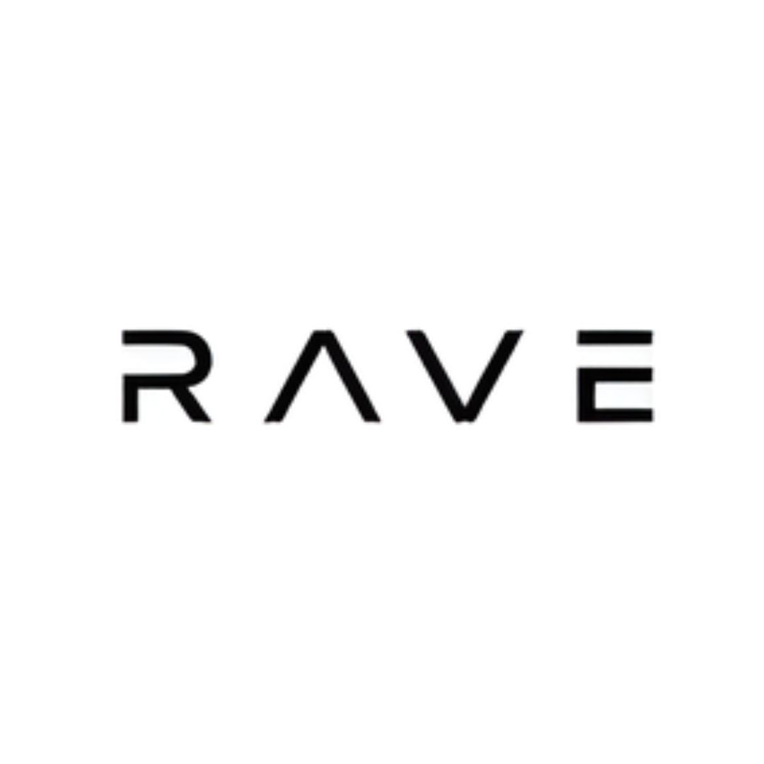 RAVE Marconi Eau de Parfum spray 100ml, elegant fragrance bottle with a sleek design and metallic cap.