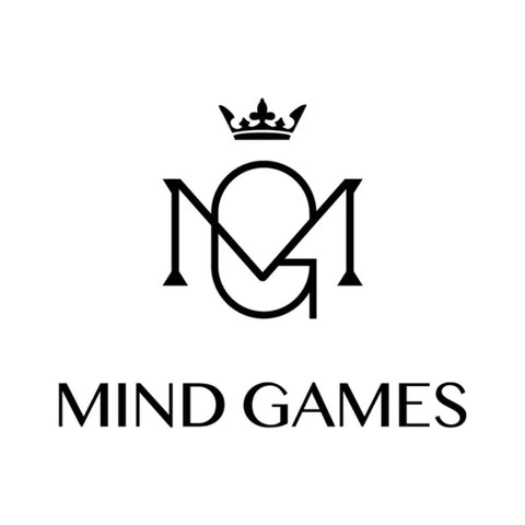 Mind Games Olfactive Woody 7-piece discovery set with seven 7.5ml fragrance bottles in a collection.