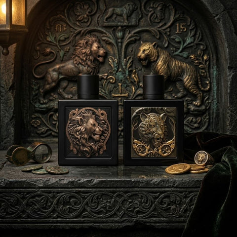 Rayhaan Lion & Tiger Eau de Parfum Sprays 100ml (3.4 oz) by Rayhaan (Bundle)