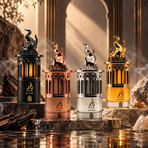 NAAR Blaze, Cozy, Smoke & Ember Eau de Parfum Sprays 100ml (3.4 oz) by Aura by Aura (Collection)