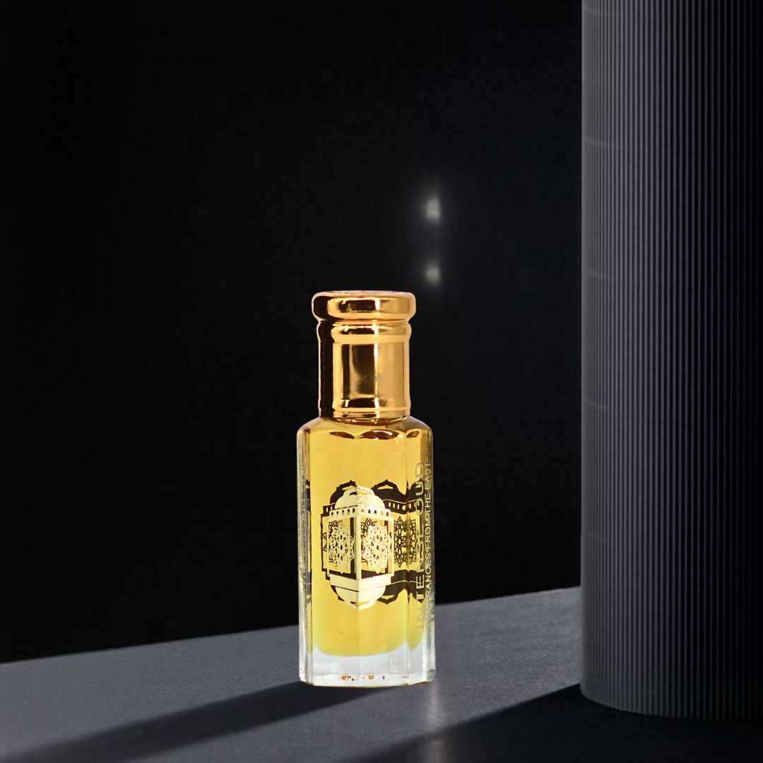 Rashid Al Layl Perfume Oil 12ML (0.40 OZ) With Black Gift Box By Intense Oud | A Romantic Blend Of Rose & Jasmine, Deepened By Vetiver & Patchouli. - Intense Oud