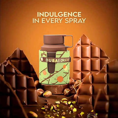 Odyssey Dubai Chocolat Gourmand Edition Eau De Parfum Spray 100ML (3.4 OZ) by Armaf | A Sweet, Nutty Blend of Coffee, Pistachio & Caramel with Rich Chocolate & Vanilla. - Intense Oud