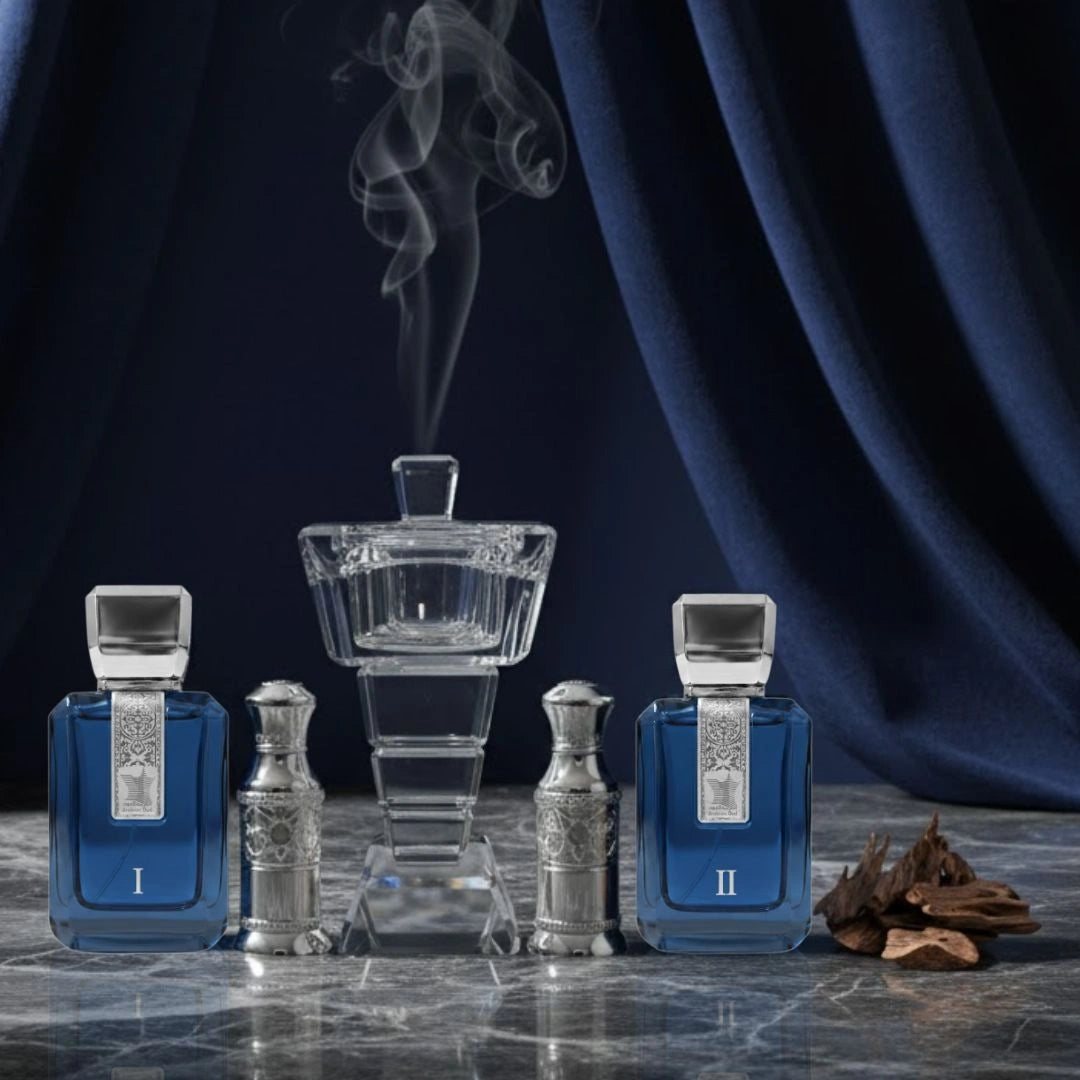 Al Arabiya Blue Collection 5 Piece Gift Set by Arabian Oud - Intense Oud