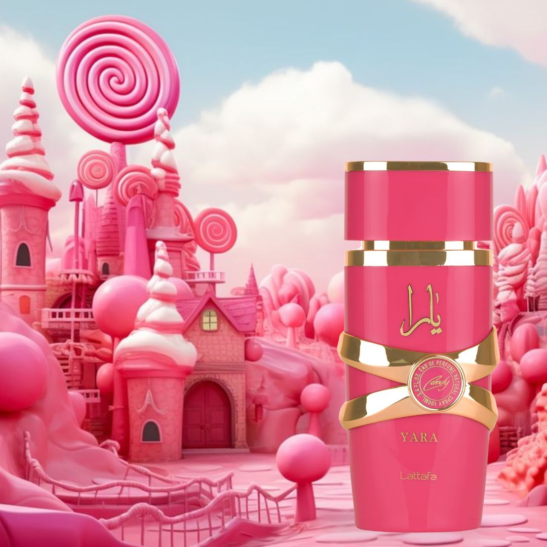 Yara Candy Eau De Parfum Spray 100ML (3.4 OZ) By Lattafa | Indulge In A Playful Burst Of Fruity Sweetness. - Intense Oud