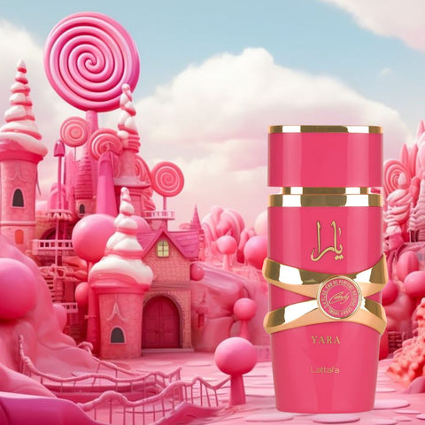 Yara Candy Eau De Parfum Spray 100ML (3.4 OZ) By Lattafa | Indulge In A Playful Burst Of Fruity Sweetness. - Intense Oud