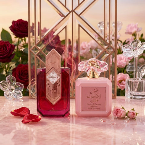 Maha & Pink Blush Eau de Parfum Sprays 100ml (3.4 oz) by Ard Al Zaafaran (Bundle)