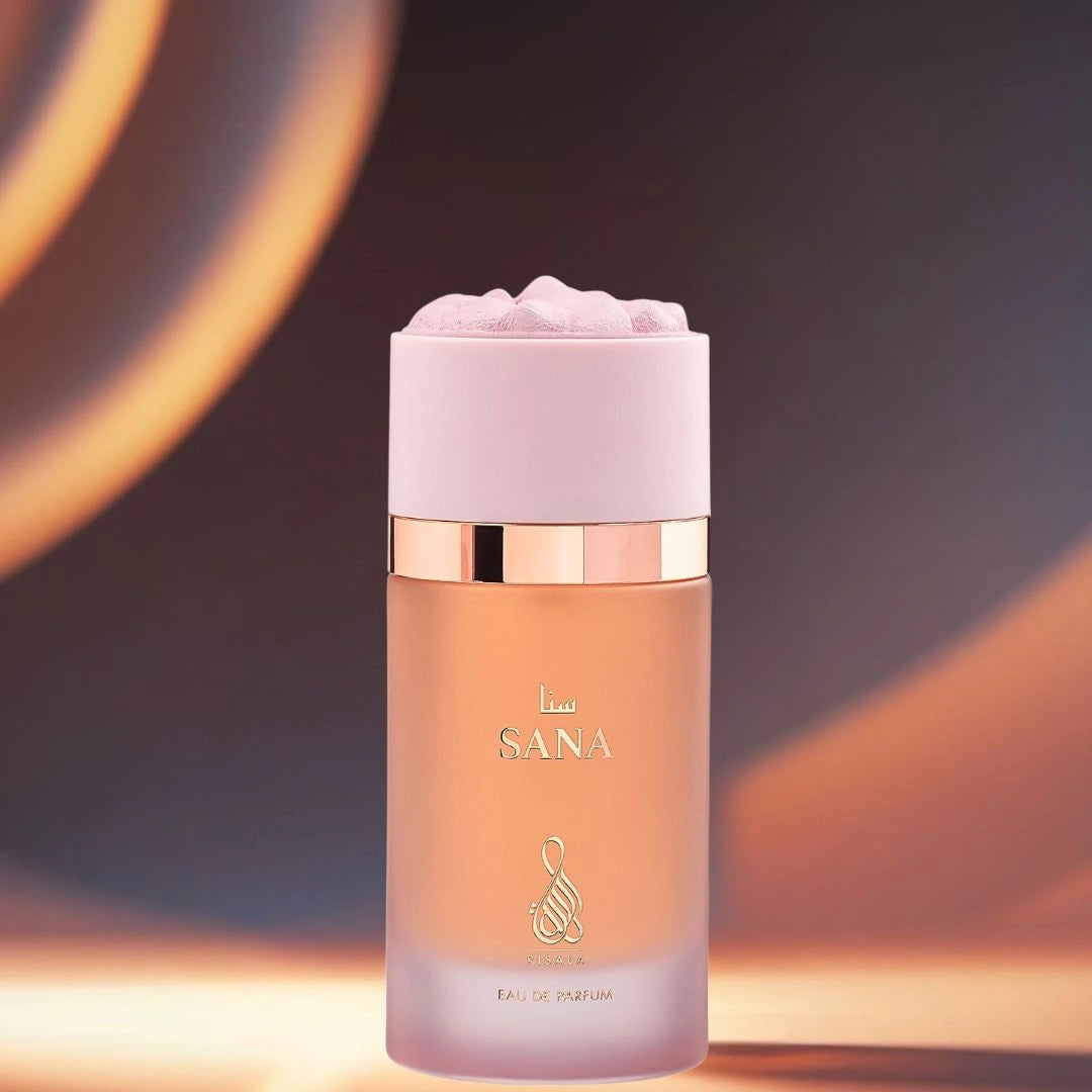 Sana Eau de Parfum Spray 100ml (3.4 oz) by Risala | Golden Caramel, Honeyed Depth, Airy Vanilla - Intense Oud