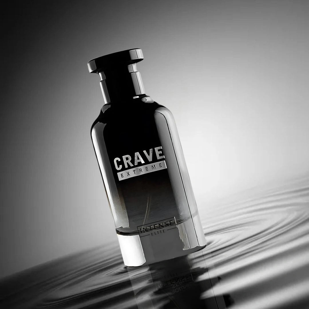 Crave Extreme Eau de Parfum Spray 100ml (3.4 oz) by Intense Elite (Velvet Pouch) - Intense Oud
