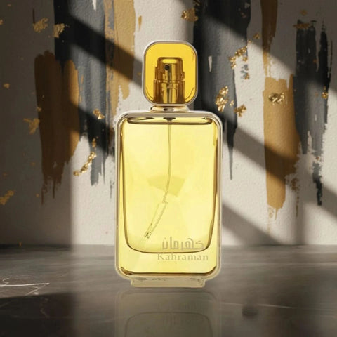Kahraman Eau de Parfum Spray 100ml by Arabian Oud, elegant bottle with floral and woody accents, showcasing the luxurious fragrance.