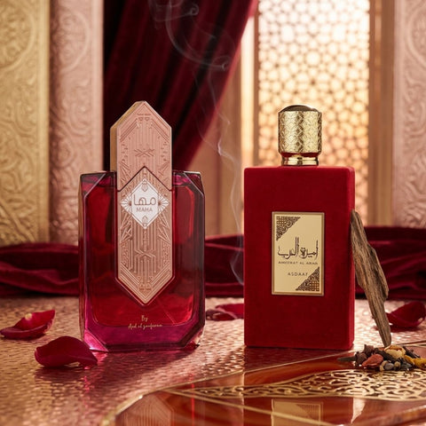 Ameerat Al Arab by Asdaaf & Maha by Ard Al Zaafaran Eau de Parfum Sprays 100ml (3.4 oz) (Bundle)