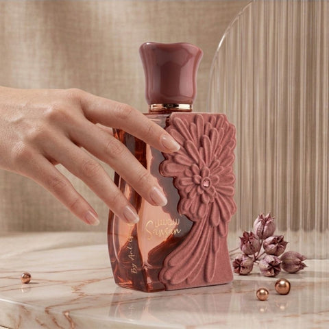 Sawsan Eau de Parfum Spray 100ml (3.4 oz) by Ard Al Zaafaran (Velvet Pouch)