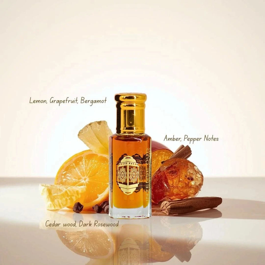 Lattafa Naif and Artisian Ethnique Eau de Parfum sprays with Nouf Perfume Oil, 7 in a luxurious fragrance bundle.