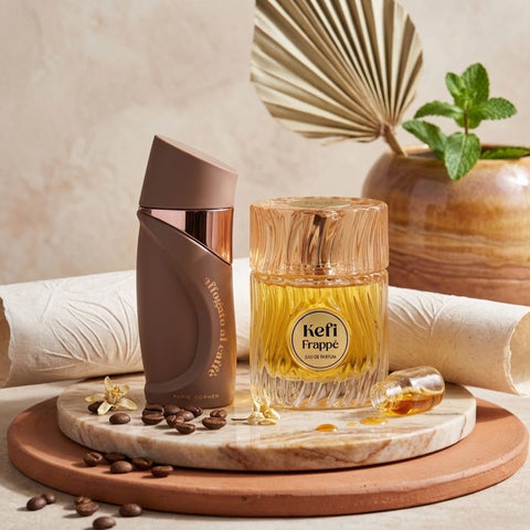 Affogato al Caffè by Paris Corner & Kefi Frappe by Elite Risala Eau de Parfum Sprays 100ml (3.4 oz) (Bundle)