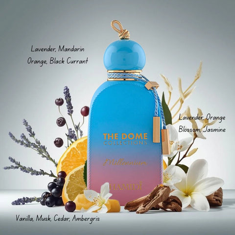 Ocean Breeze by Azha, Atlas by Lattafa & Millennium by Hamidi Eau de Parfum Sprays 100ml (3.4 oz) (Rocco’s Fresh Vibes Only Bundle) - Intense Oud