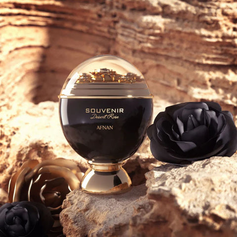 Souvenir Desert Rose Eau De Parfum Spray 100ML (3.4 OZ) By Afnan | A Burst Of Juicy Fruits & Delicate Florals, Grounded By Warm Woods For An Enchanting Experience. - Intense Oud