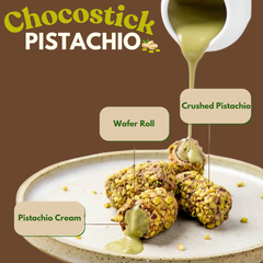 Dubai Choco-Stick Pistachio By Intense Delish | Rich Chocolate, Nutty Crunch, Pistachio Perfection. (BOX OF 6) - Intense Oud
