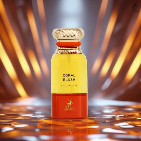 Coral Blush Eau de Parfum Spray 80ml (2.7 oz) by Maison Alhambra | Sweet, Rich & Unapologetically Daring - Intense Oud